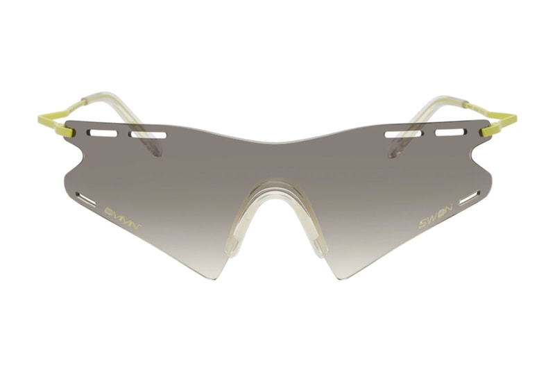 CMMN SWDN Ace & Tate Le Monde Sunglasses Release SSENSE Lime green Flame red Fog black
