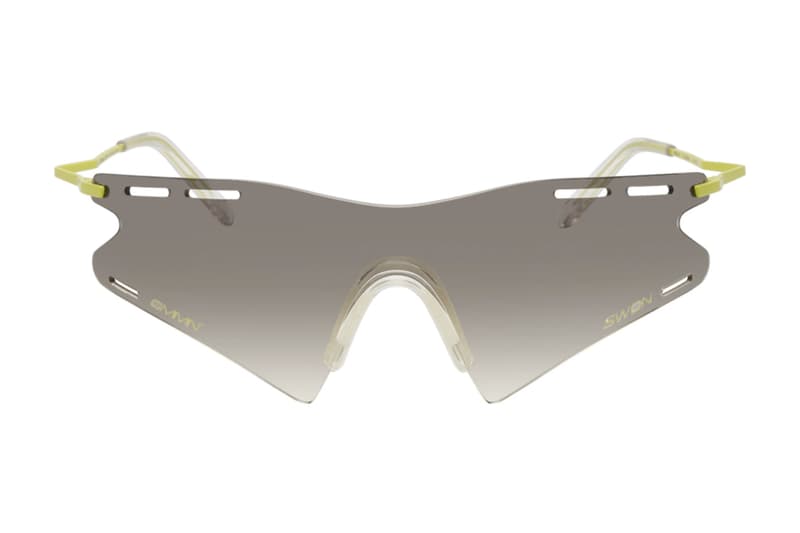 CMMN SWDN Ace & Tate Le Monde Sunglasses Release SSENSE Lime green Flame red Fog black