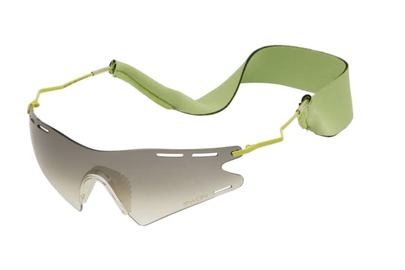 CMMN SWDN Ace & Tate Le Monde Sunglasses Release SSENSE Lime green Flame red Fog black