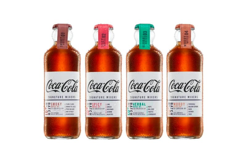 Coca-Cola Signature Mixers Release Smoky Notes Max Venning Spicy Notes Adriana Chía Pippa Guy Herbal Notes Antonio Naranjo Mixers Woody Notes Alex Lawrence