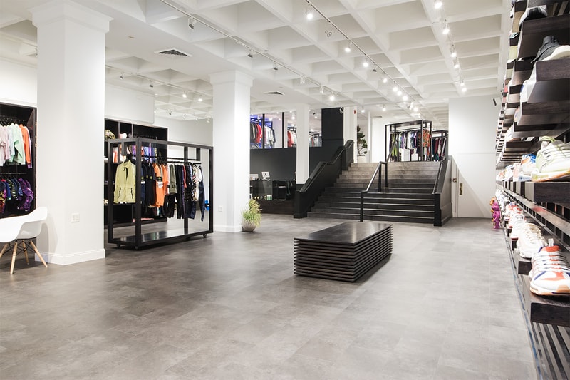 CONCEPTS Store Boston Back Bay Pop Up Temporary Soon Coming Flagship 350 Boylston St New England area Limited Edition Rare Drops Exclusive Look Inside Interior Design