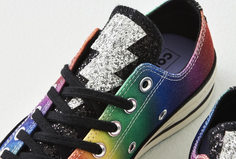 converse 2019 pride collection chunk taylor chuck 70 glitter sneakers 