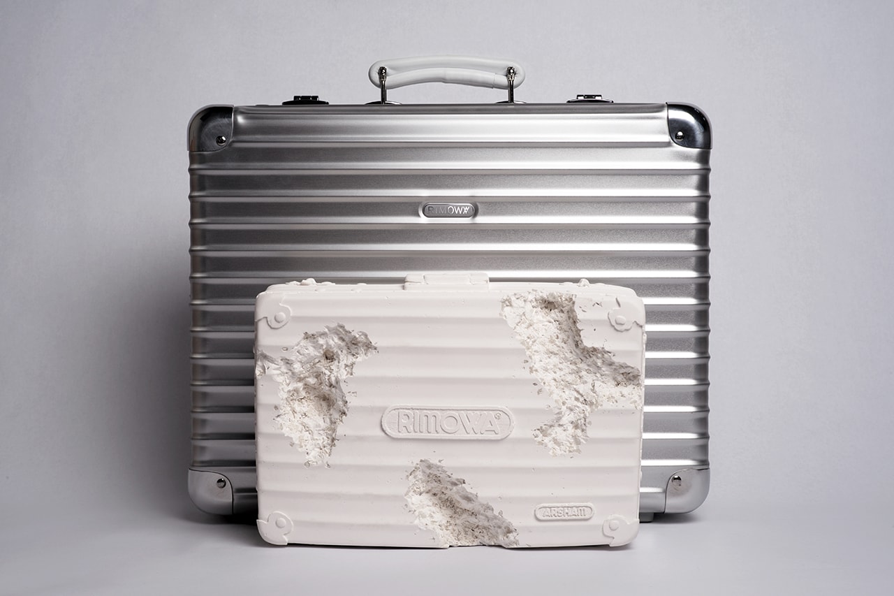 Daniel Arsham Studio Rimowa Collaboration Frieze NY Art Fair Vintage Suitcase Limited Edition "Eroded" Sculpture "Future Relic" Series Sotheby’s Auction House 2200 USD RRP