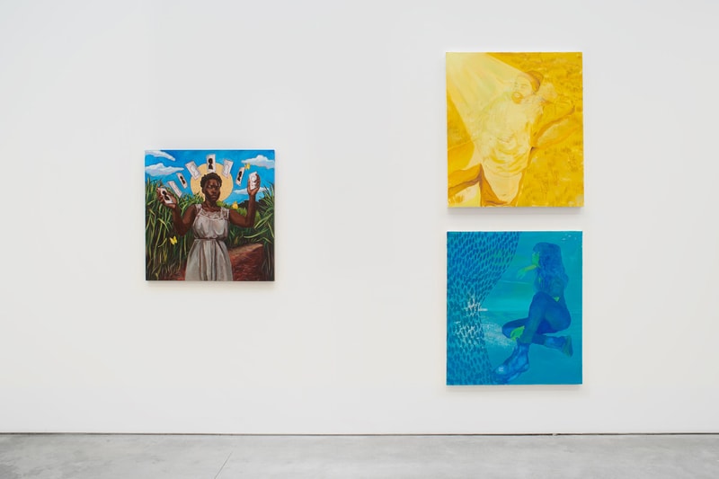 conjuring wholeness in the wake of rupture de buck gallery paintings sculpture installations artworks new york city