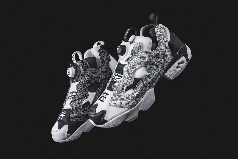 DEAL x Reebok Instapump Fury "Feng Shui Compass" collab release date info pattern print colorway beijing DV8211