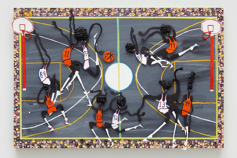 devin troy strother flagrant foul over the influence hong kong artworks paintings shows presentations