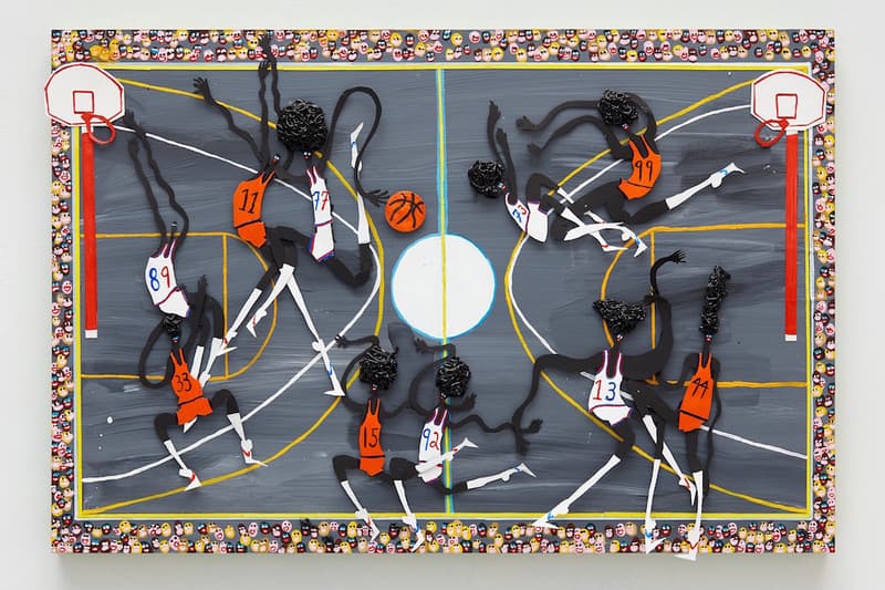 devin troy strother flagrant foul over the influence hong kong artworks paintings shows presentations