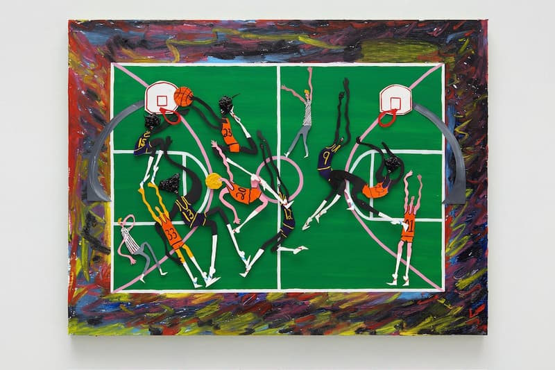 devin troy strother flagrant foul over the influence hong kong artworks paintings shows presentations