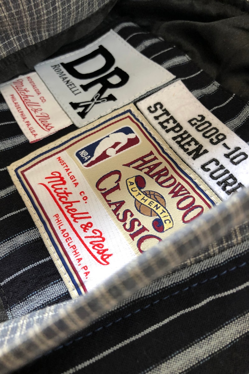 Dr. Romanelli Custom Mitchell & Ness Boro Kimono patchwork jacket coat nba team logo jersey