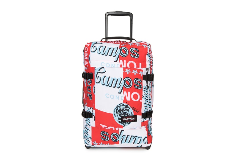 Eastpak Andy Warhol Capsule Collection SS19 Spring Summer 2019 Bags Accessories Branded Printed Colored Campbell's Soup Can 1965 backpack waist bag duffle wheeled luggage