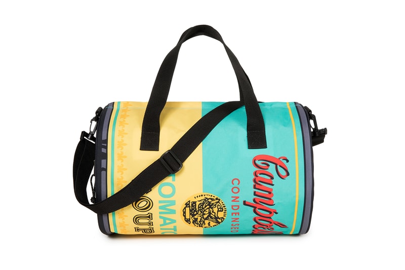 Eastpak Andy Warhol Capsule Collection SS19 Spring Summer 2019 Bags Accessories Branded Printed Colored Campbell's Soup Can 1965 backpack waist bag duffle wheeled luggage