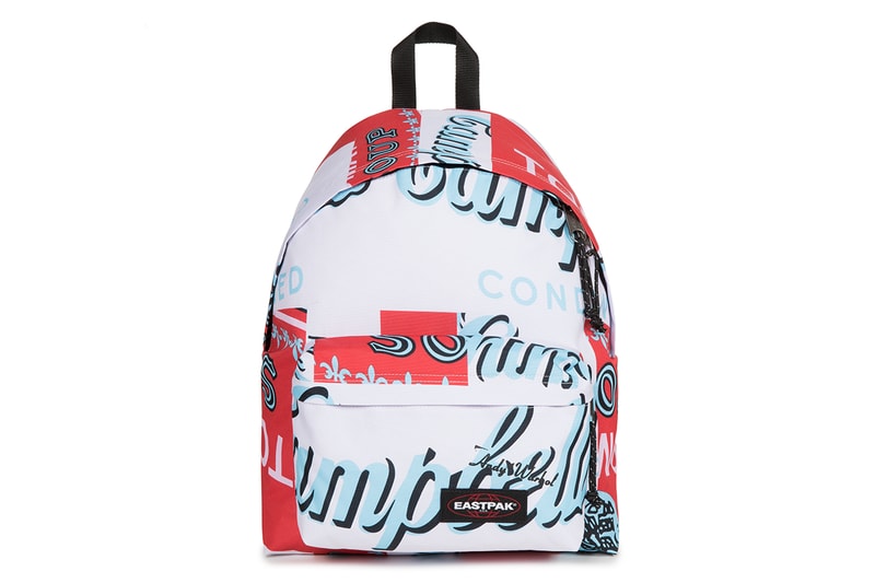 Eastpak Andy Warhol Capsule Collection SS19 Spring Summer 2019 Bags Accessories Branded Printed Colored Campbell's Soup Can 1965 backpack waist bag duffle wheeled luggage
