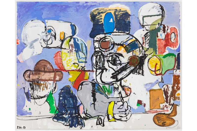 eddie martinez blockhead stacks exhibition perrotin hong kong artworks paintings