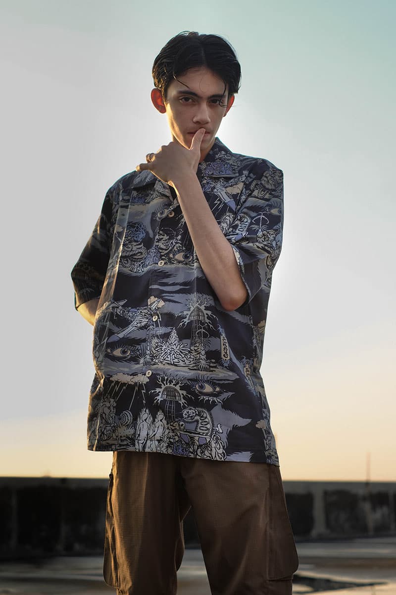 Elhaus SS19 "Gentle Metal" Editorial Lookbook indonesian brand Sherdynan Sulthan (@sherdysher) kimono menswear street fashion utilitarian military 3L fabrics