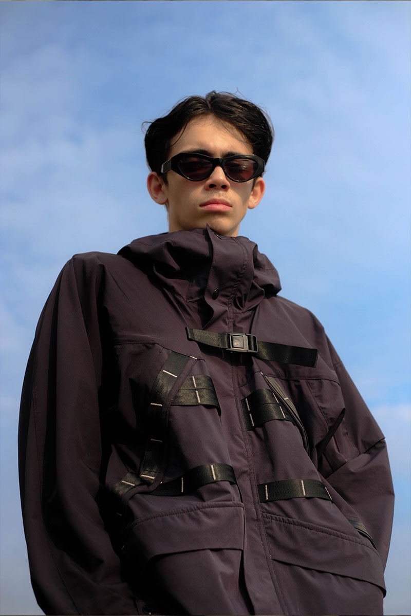 Elhaus SS19 "Gentle Metal" Editorial Lookbook indonesian brand Sherdynan Sulthan (@sherdysher) kimono menswear street fashion utilitarian military 3L fabrics