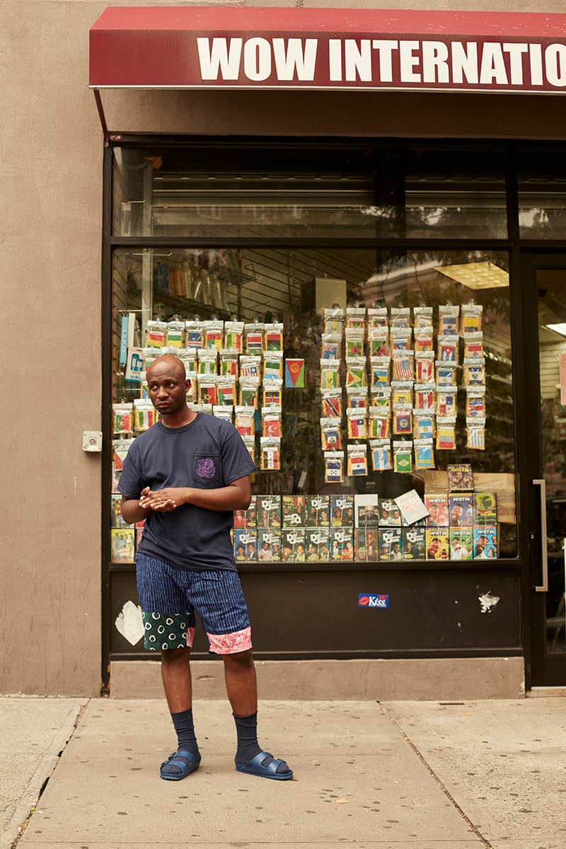 Engineered Garments x Post-Imperial Spring Summer 2019 SS19 Collaboration Collection Drop Release Information Lookbook Malcolm Shabazz Market Harlem New York Nigerian American Menswear Nepenthes Tokyo