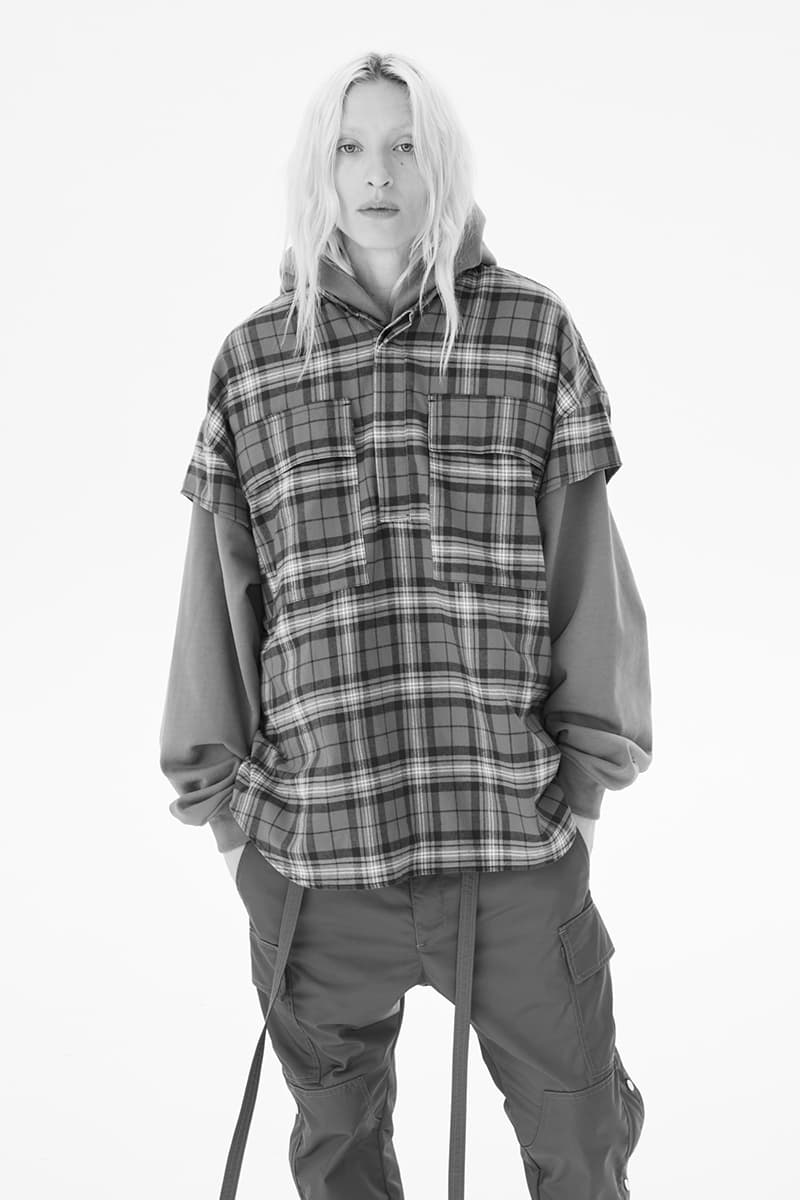 Fear Of God Spring/Summer 2019 Collection SIXTH Collection Jerry Lorenzo Kanye West streetwear plaid flannel duck jacket 