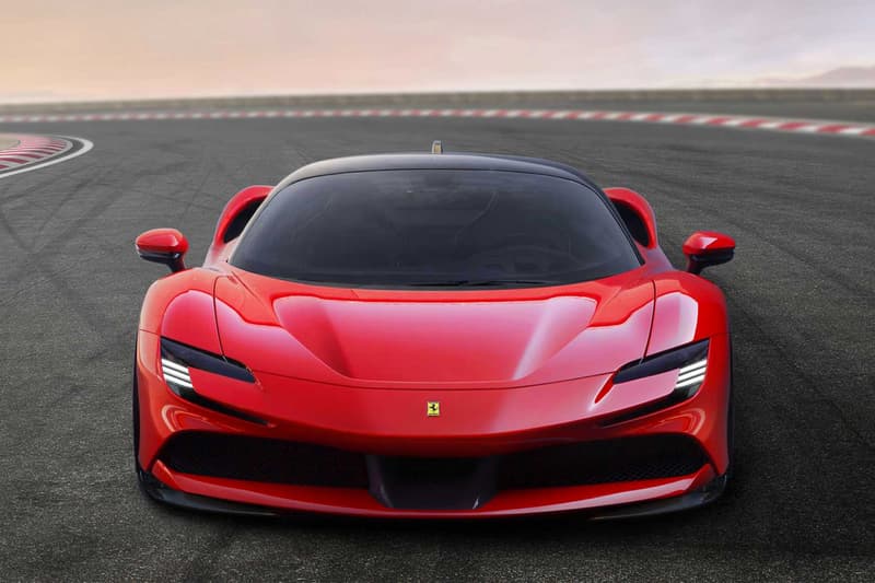 Ferrari Hybrid SF90 Stradale 986 Horsepower Info electric vehicle luxury sportscar racing motorsports speed italy design prancing horse supercar
