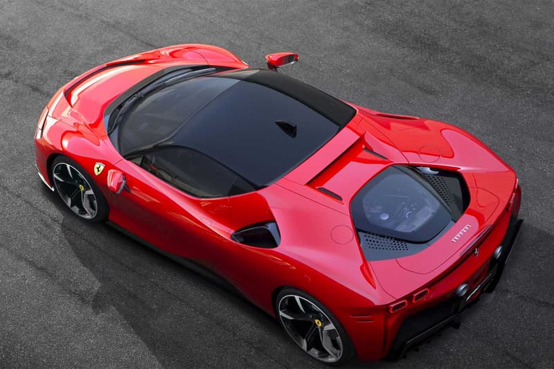 Ferrari Hybrid SF90 Stradale 986 Horsepower Info electric vehicle luxury sportscar racing motorsports speed italy design prancing horse supercar