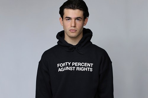 FORTY PERCENT AGAINST RIGHTS Drops Minimally-Branded SS19 Line for Richardson