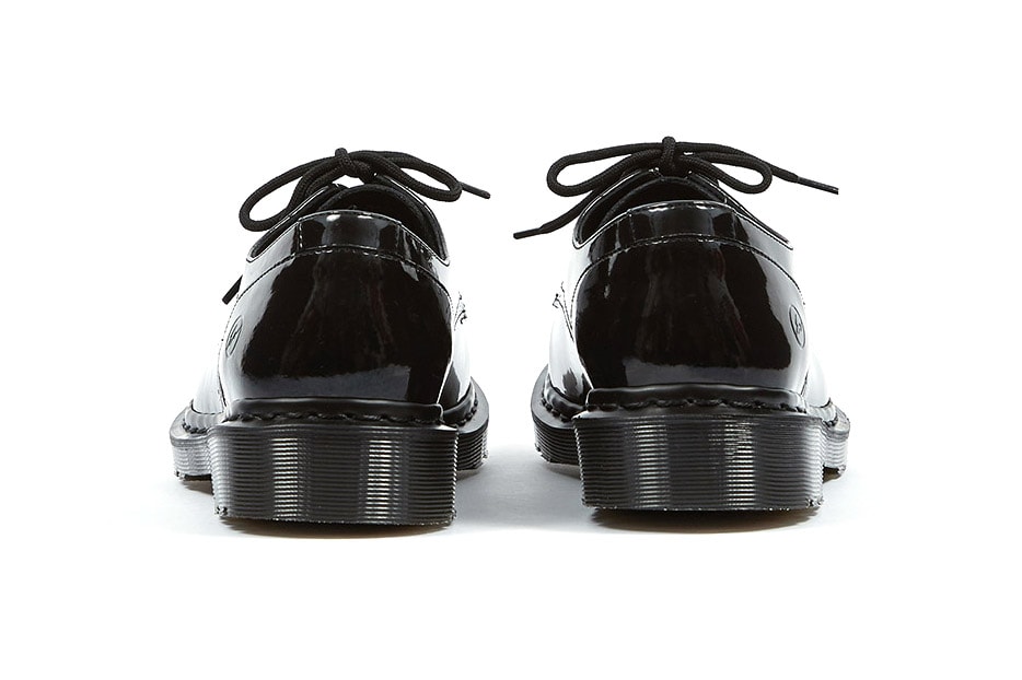 Dr Martens x fragment design Hollingborn Derby Hiroshi Fujiwara Sneaker Footwear Release Patent Leather 1461 Limited Edition Goodhood Raffle Closer Look
