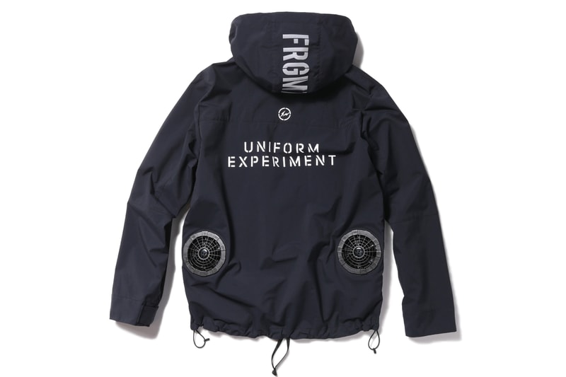 fragment design uniform experiment Burtle Air Fan Cooling Parka 