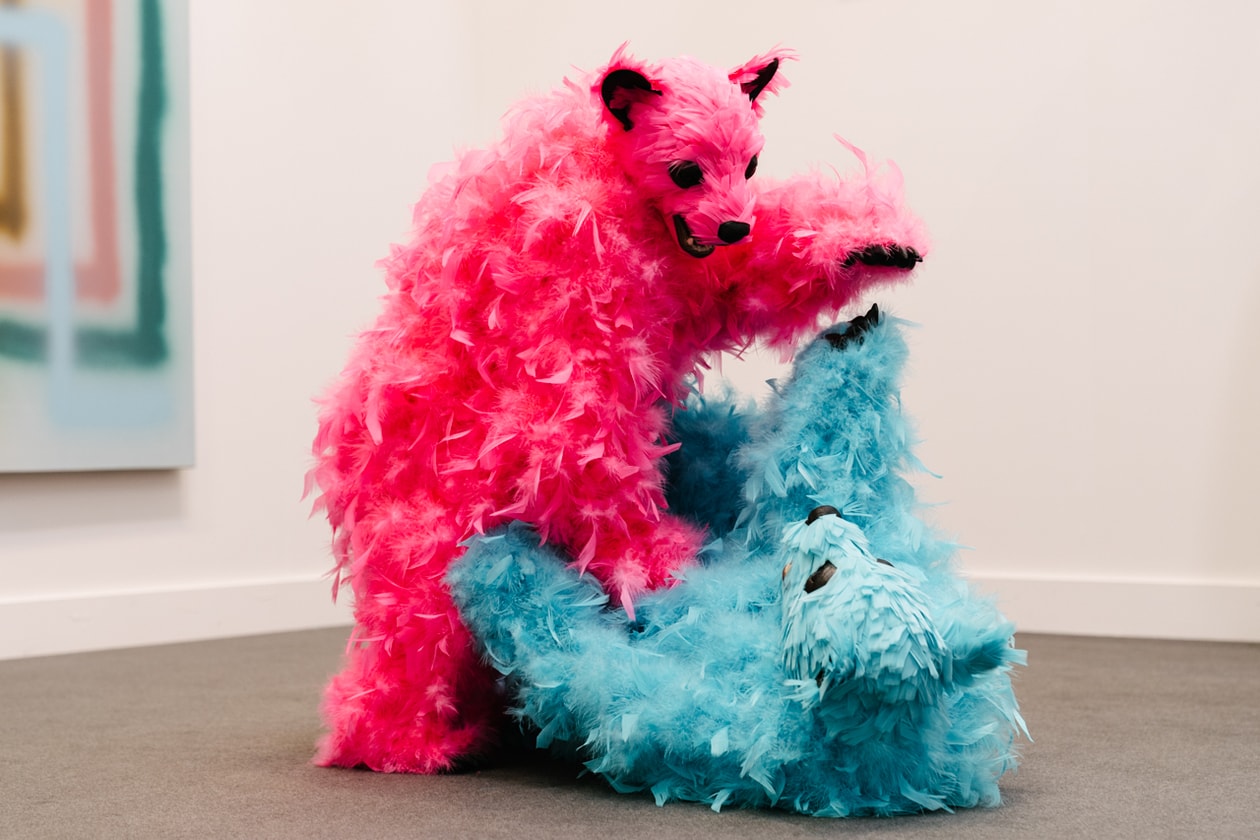 frieze new york best booths salon 94 perrotin gagosian white cube kaikai kiki takashi murakami tom sachs