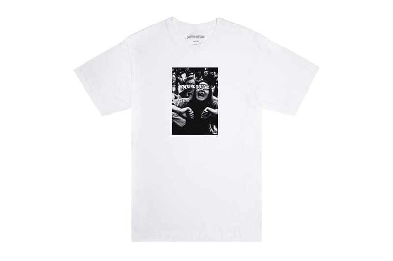 Fucking Awesome Hollywood Store Exclusives Opening Long Sleeve T-shirt Red White Prey Bleach Dip Streetwear Graphic Printed Sweatshirt