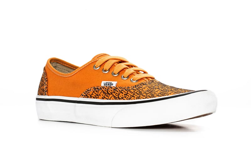 vans authentic orange