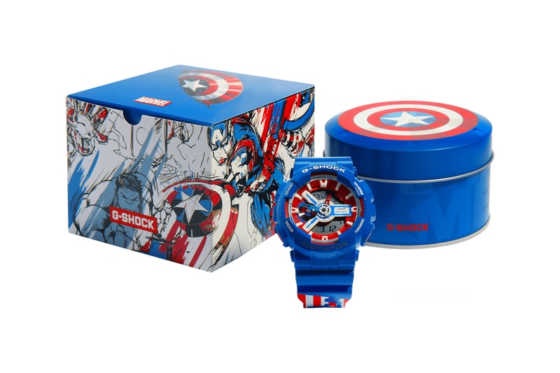 G-Shock Marvel Avengers Collection Release watches timepiece custom art comics cinematic universe studios endgame infinity war tony stark steve rogers captain america iron man spider man