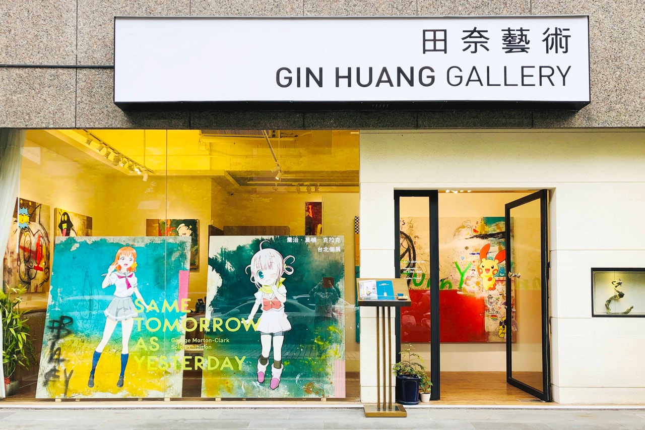 george morton clark same tomorrow as yesterday exhibition paintings artworks pop art gin huang gallery 