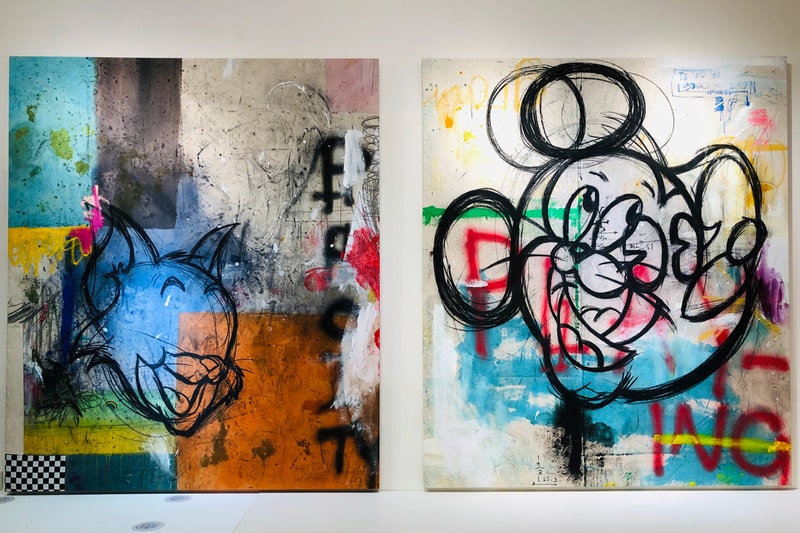 george morton clark same tomorrow as yesterday exhibition paintings artworks pop art gin huang gallery 