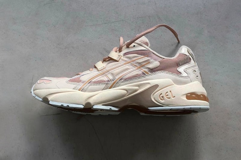 GmbH ASICS GEL Kayano 5 Teaser Beige Teal Grey Serhat Isik Creative Director Collaboration Info Release