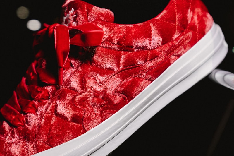 GOLF le FLEUR* x Converse "Quilted Velvet" Pack chuck 70 one star drop release date info may 18 2019 on feet colorways laces
