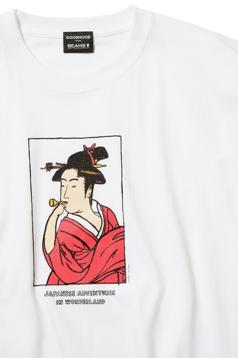 Goodhood x BEAMS T x Naijel Graph Capsule Collection Tokyo Japan Graphic Designer Ten Piece T-Shirts Caps Totes Original Artworks First Look
