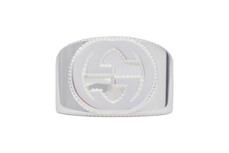 Gucci's GG Sterling Silver Ring Celebrates Its Signature Branding