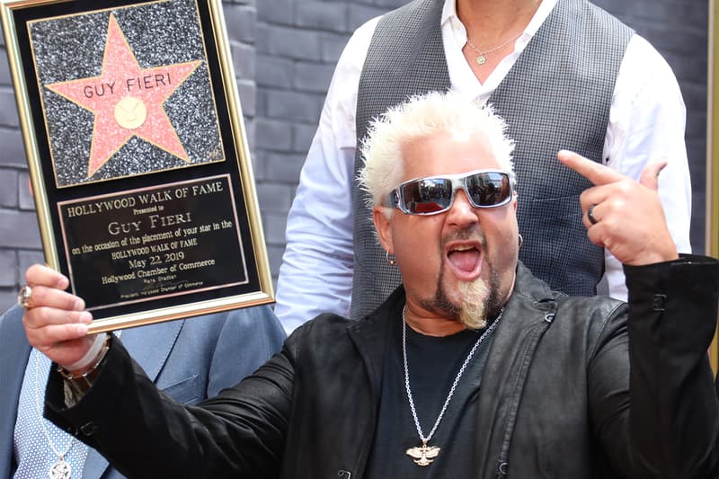 Guy Fieri Star on Hollywood Walk of Fame food network Matthew McConaughey