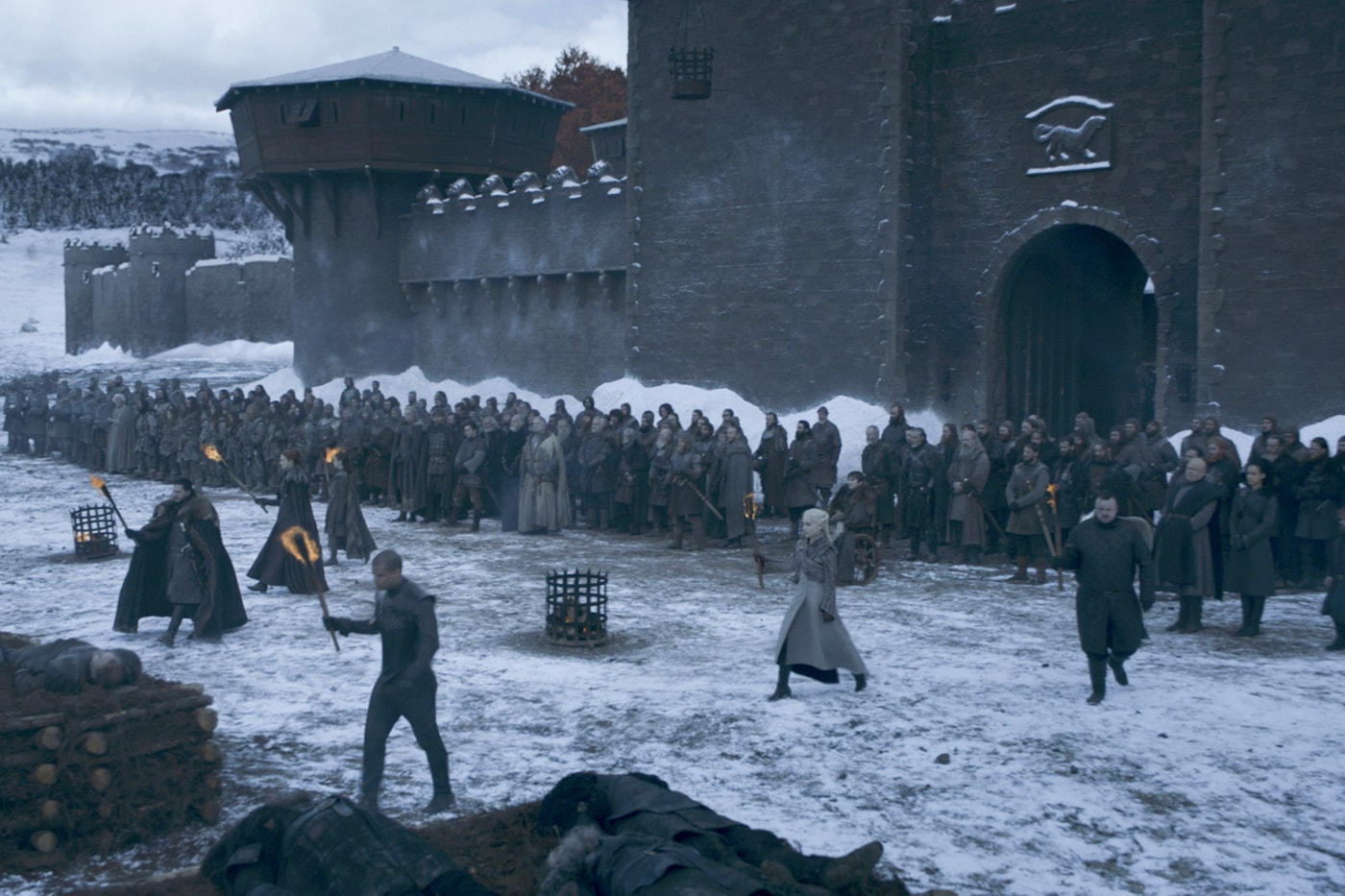 Game of Thrones Season 8 Episode 4 Sneak Peek Daenerys fleet Dany and Drogon mass funeral at Winterfell Cersei Euron