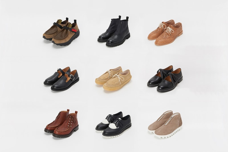 Hender Scheme Fall/Winter 2019 Collection Introspection leather suede nubuck boots shoes bags hats full grain calf hide 