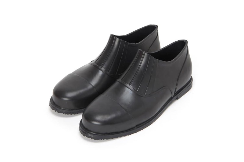 Hender Scheme PARALLEL / FRONT GORE Rubber Rain Shoes Fall Winter 2019 FW19 Japanese Footwear Black Brown Rainbow Panel 