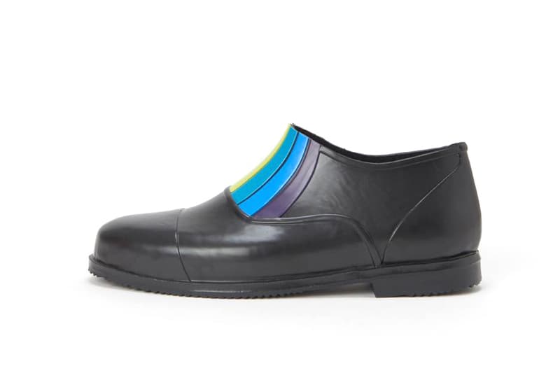 Hender Scheme PARALLEL / FRONT GORE Rubber Rain Shoes Fall Winter 2019 FW19 Japanese Footwear Black Brown Rainbow Panel