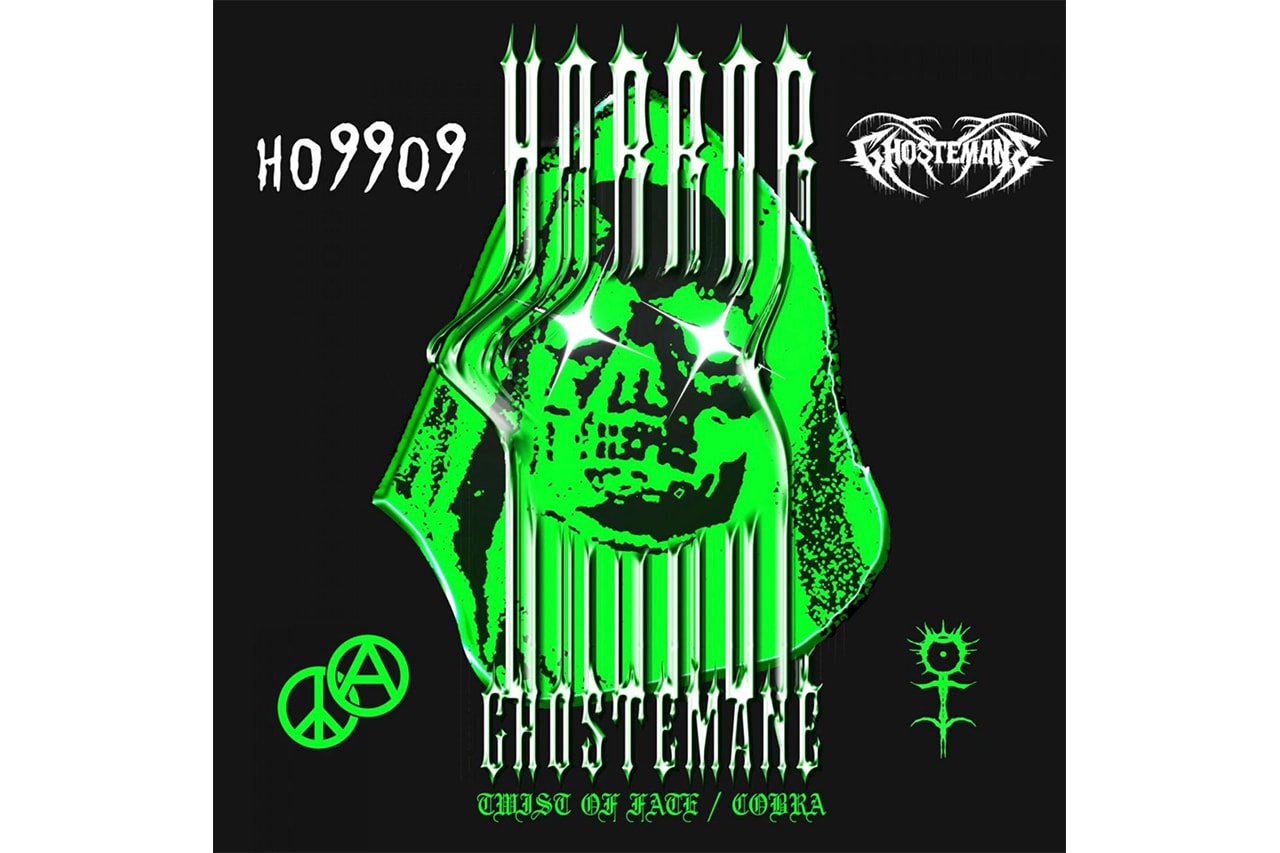 Ho99o9 & Ghostemane "Twist of Fate/Cobra" Single Stream listen now apple music spotify music US tour dates announcement info cities venues blackmage punk rap metal hip-hop 