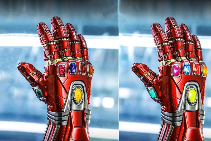 Hot Toys Life Sized Iron Man Nano Gauntlet Info full scale marvel cinematic universe disney collectibles figures display led light infinity stones thanos tony stark robert downey jr