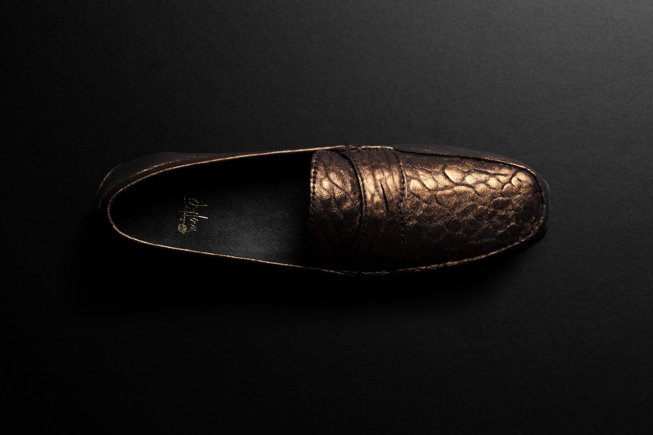 HUF Dylan Rieder Driver Shoe in Metallic Leather limited charity release family photo show drop may 26 2019 28 birthday  colorway 
