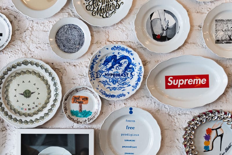 HYPEBEAST Is the Latest Addition to Sant Ambroeus' Celebrated Art Plate Series