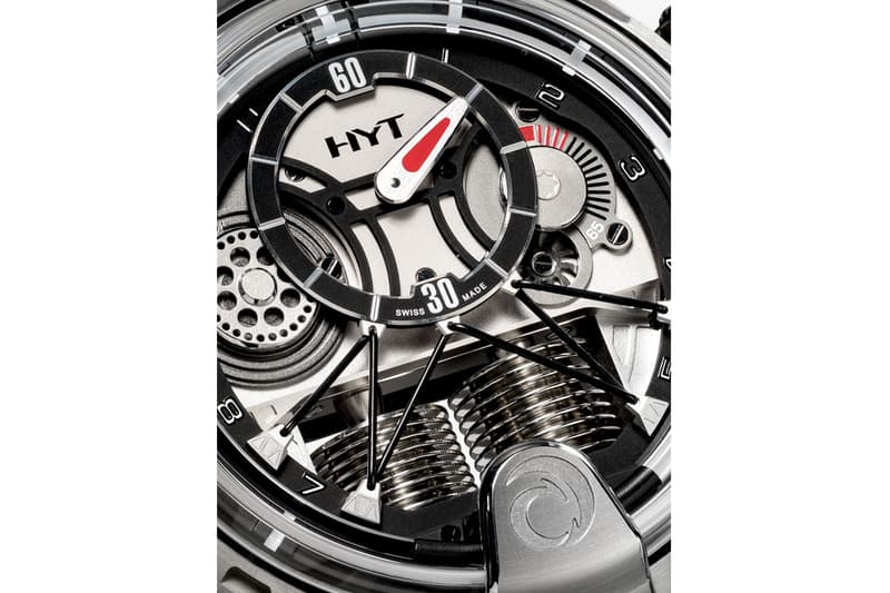 HYT Silk Satin H1 Alinghi Watch Release Info timepiece accessories jewlery carbon titanium 13891993 / 148TC09NFRC 30mm sapphire crystal anti-reflective face