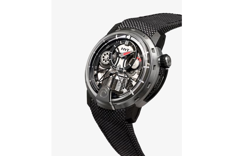 HYT Silk Satin H1 Alinghi Watch Release Info timepiece accessories jewlery carbon titanium 13891993 / 148TC09NFRC 30mm sapphire crystal anti-reflective face 