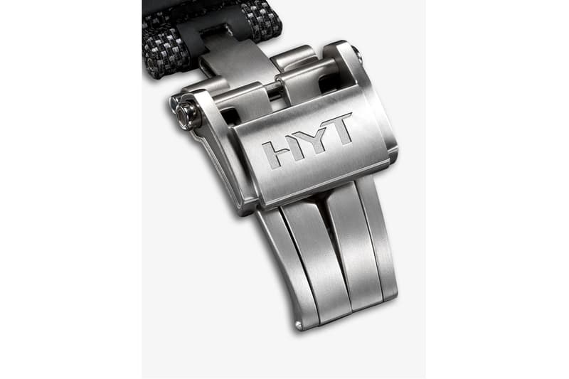 HYT Silk Satin H1 Alinghi Watch Release Info timepiece accessories jewlery carbon titanium 13891993 / 148TC09NFRC 30mm sapphire crystal anti-reflective face 