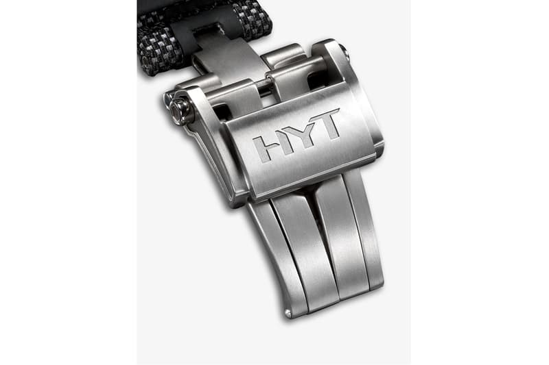HYT Silk Satin H1 Alinghi Watch Release Info timepiece accessories jewlery carbon titanium 13891993 / 148TC09NFRC 30mm sapphire crystal anti-reflective face