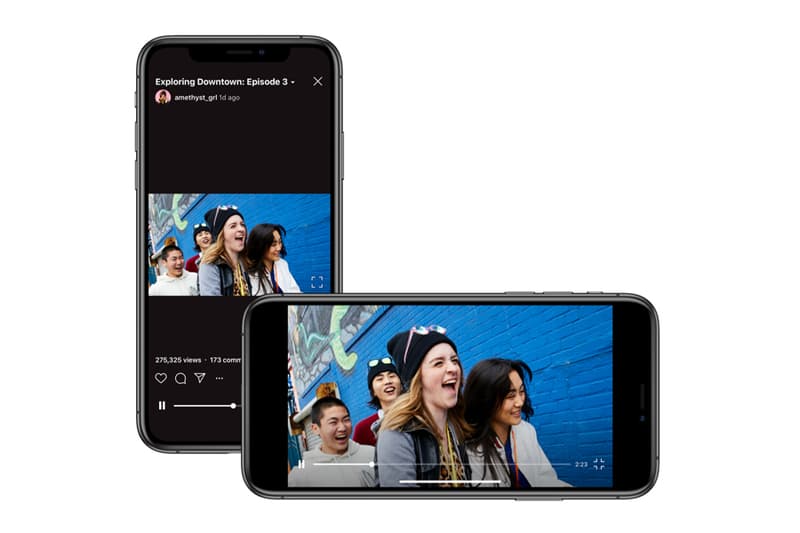 Instagram Landscape Videos IGTV Facebook Vertical videos